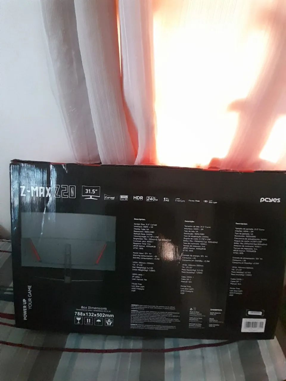 Monitor ZMAX Z20 240Hz 31,5° - Foto 5
