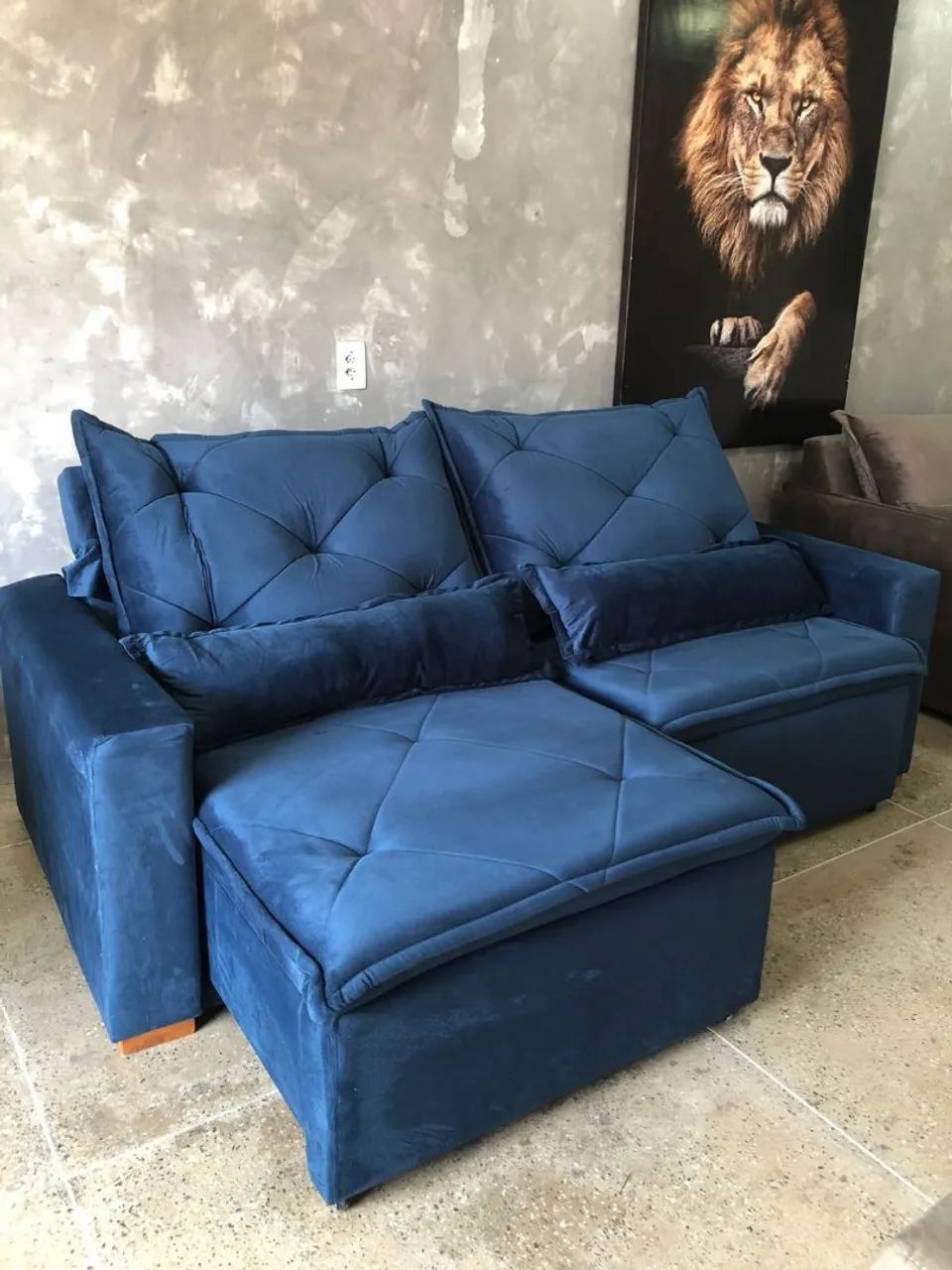 Sofá Retrátil Reclinável Luxo ( Super promoção) - Foto 2
