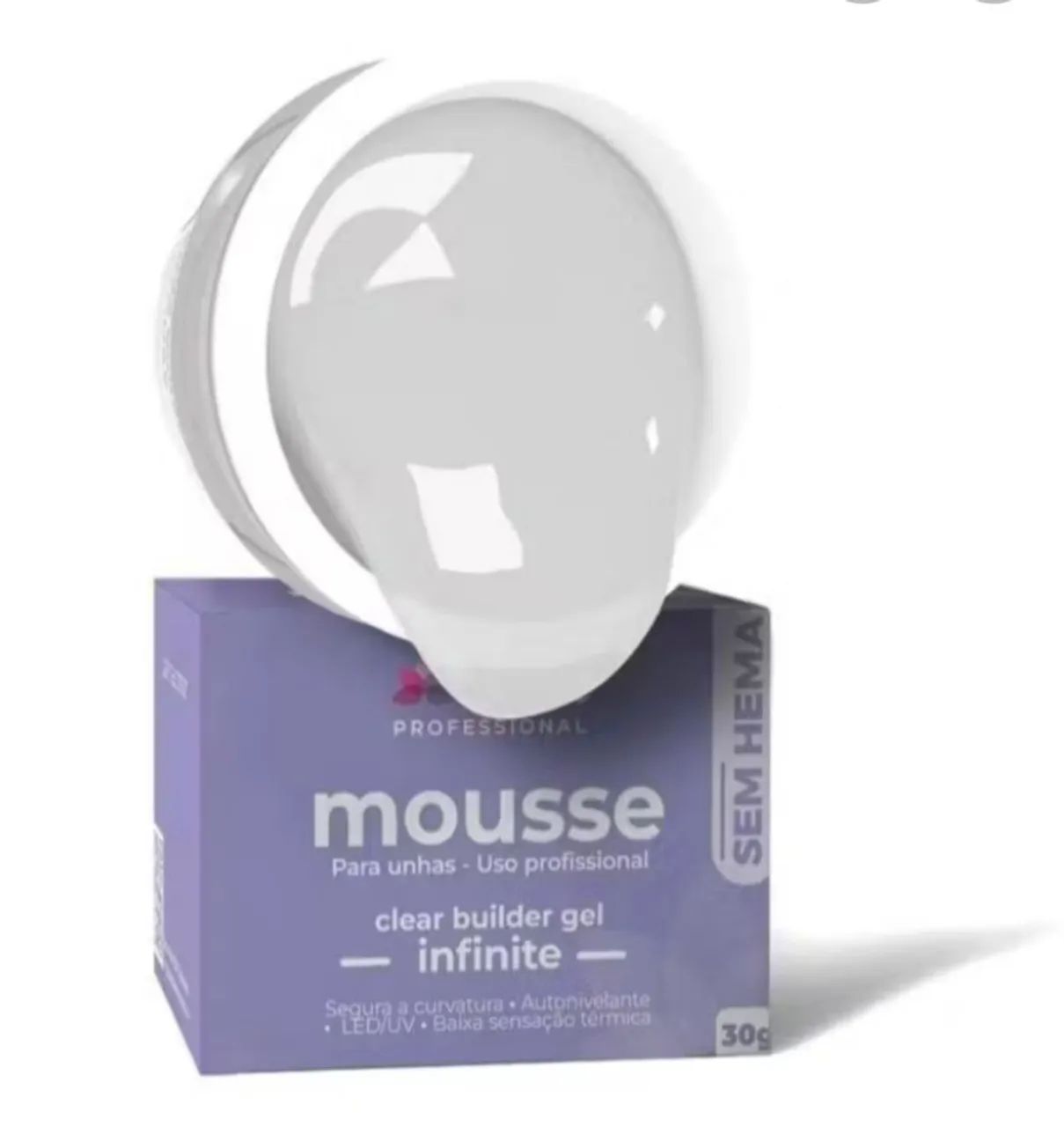 2x Gel risa builder sem hema e tipo 30g euro e clear - Foto 2