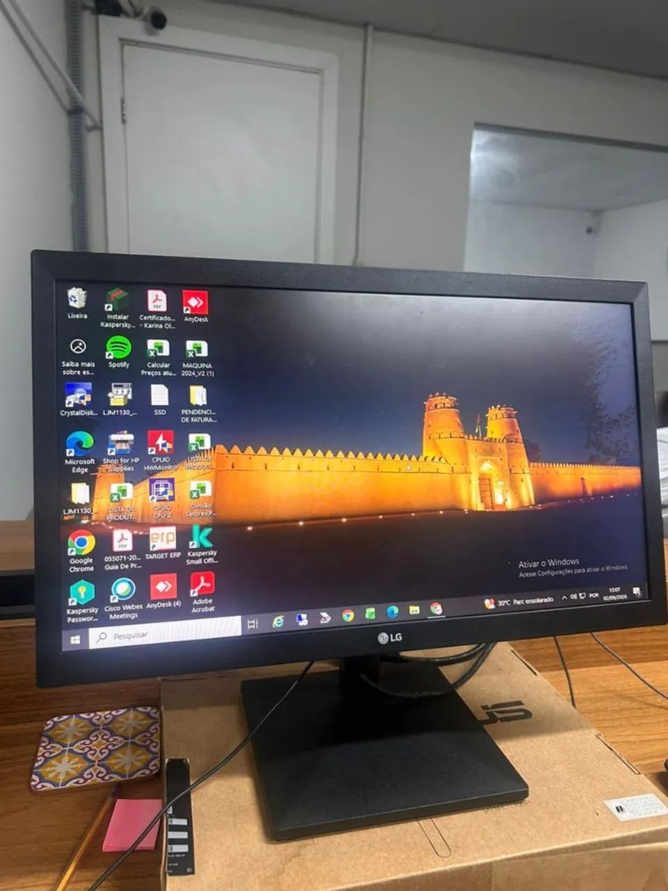 Monitor LG 19,5" HDMI + VGA - Funcionando perfeitamente  - Foto 3