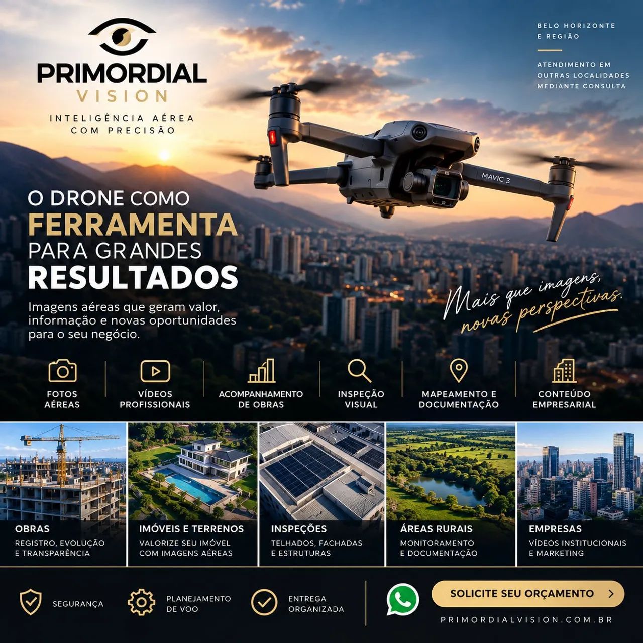 Imagens e vídeos aéreos com Drone + edição  - Foto 2