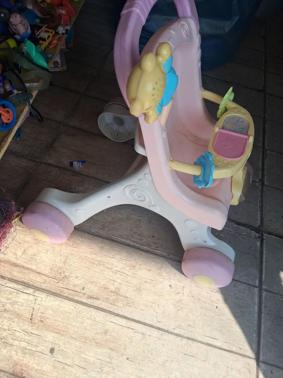 Andador infantil e carrinho para boneca - Foto 3