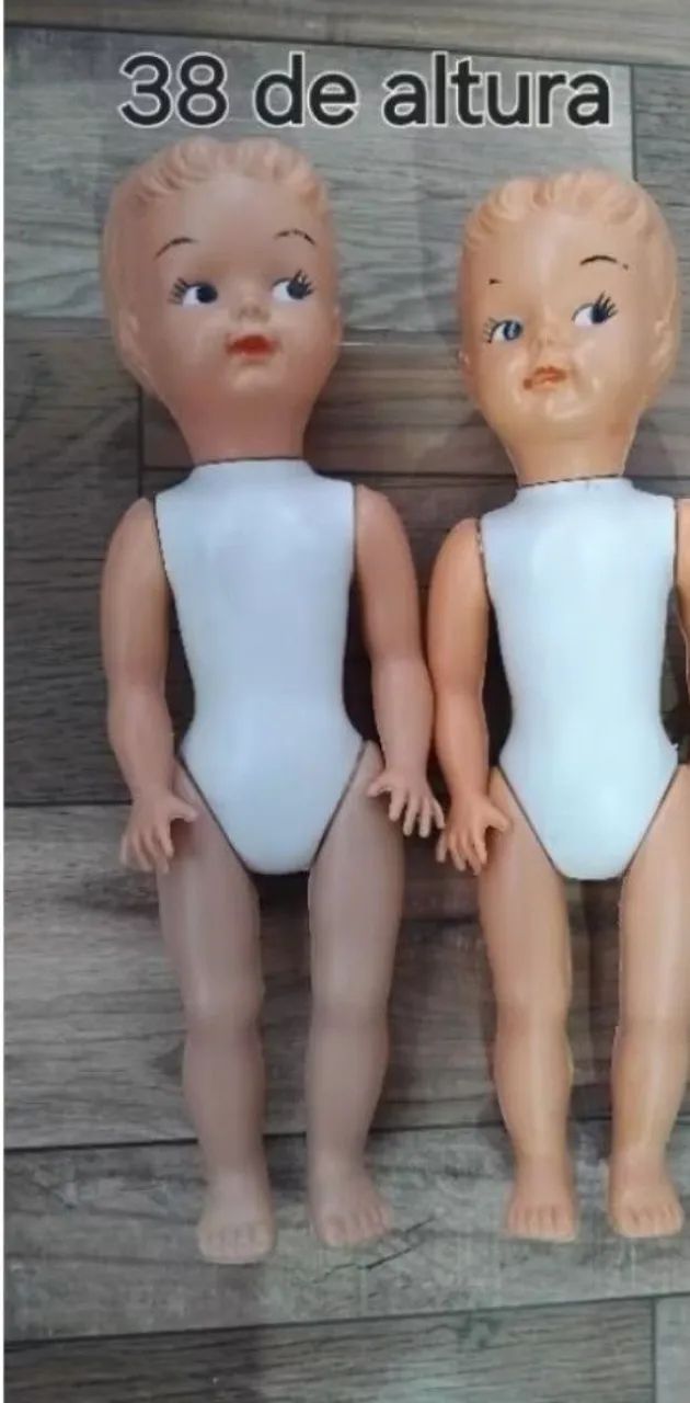 2 bonecas antigas bolhas - Foto 2
