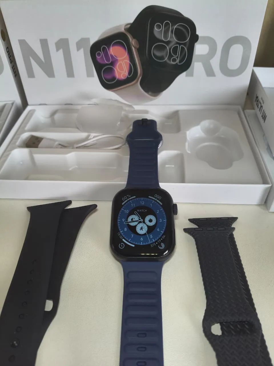 Smartwatch N11 pró vários acessórios 