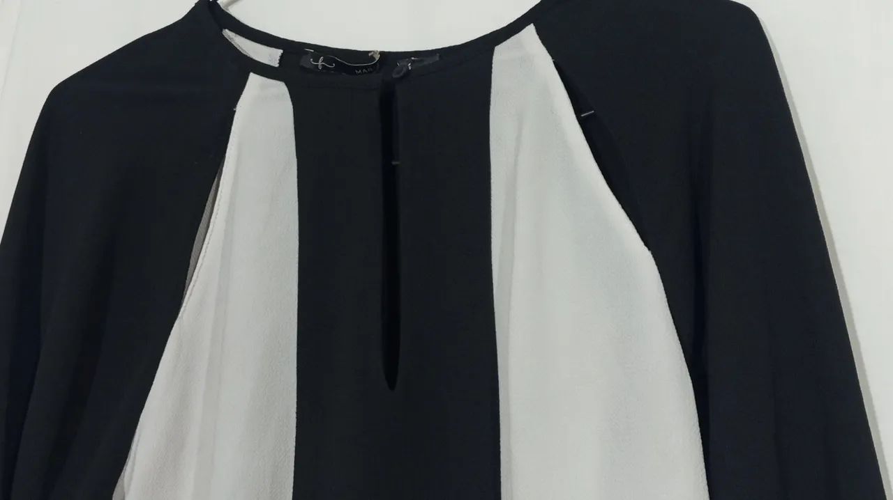 Blusa bicolor feminina  - Foto 3