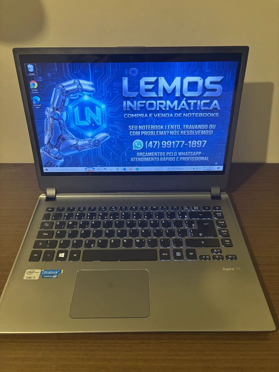 Notebook Acer Ultrabook i3-3 Ssd240gb 10GB RAM - Foto 4