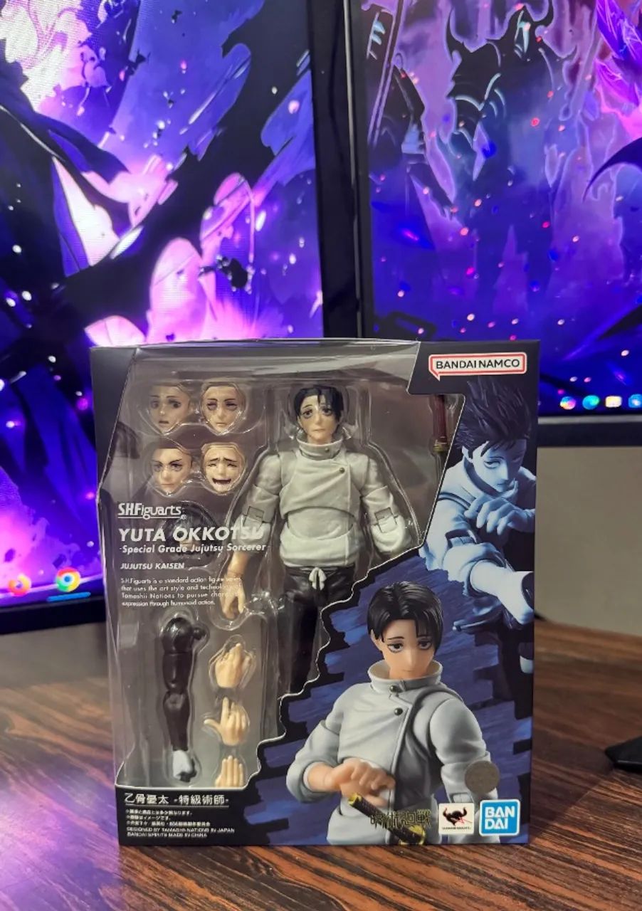 yutakashi　セット Yuta - S.H.Figuarts Bandai - Jujutsu Kaisen - Lançamento - Hobbies