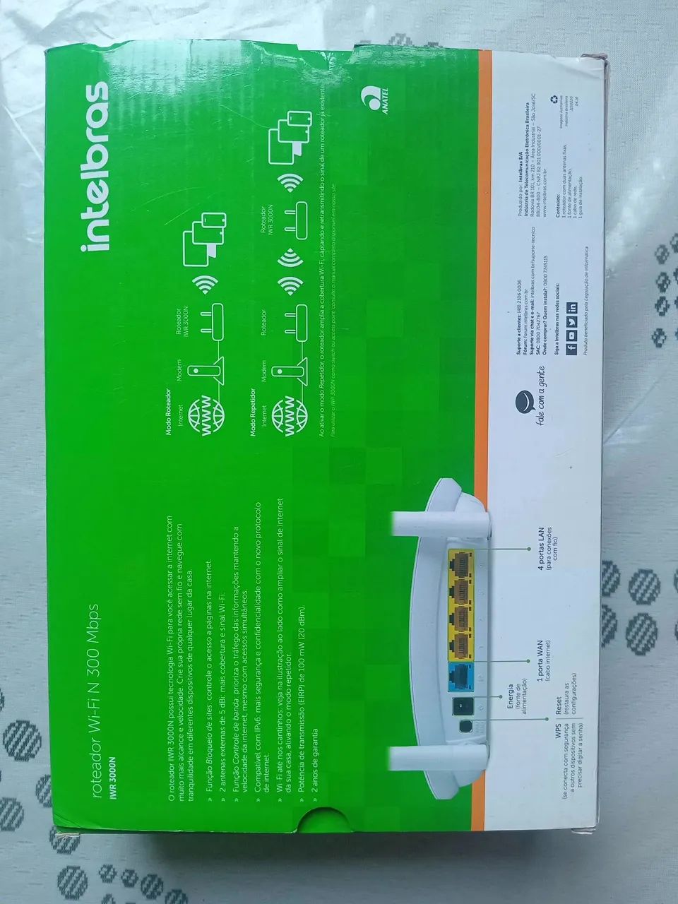 Roteador wifi intelbras 300Mbps - Foto 2
