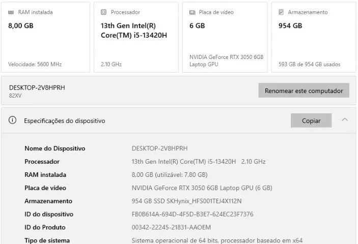 Notebook Lenovo LOQ I5 - 13 geracao - Foto 5