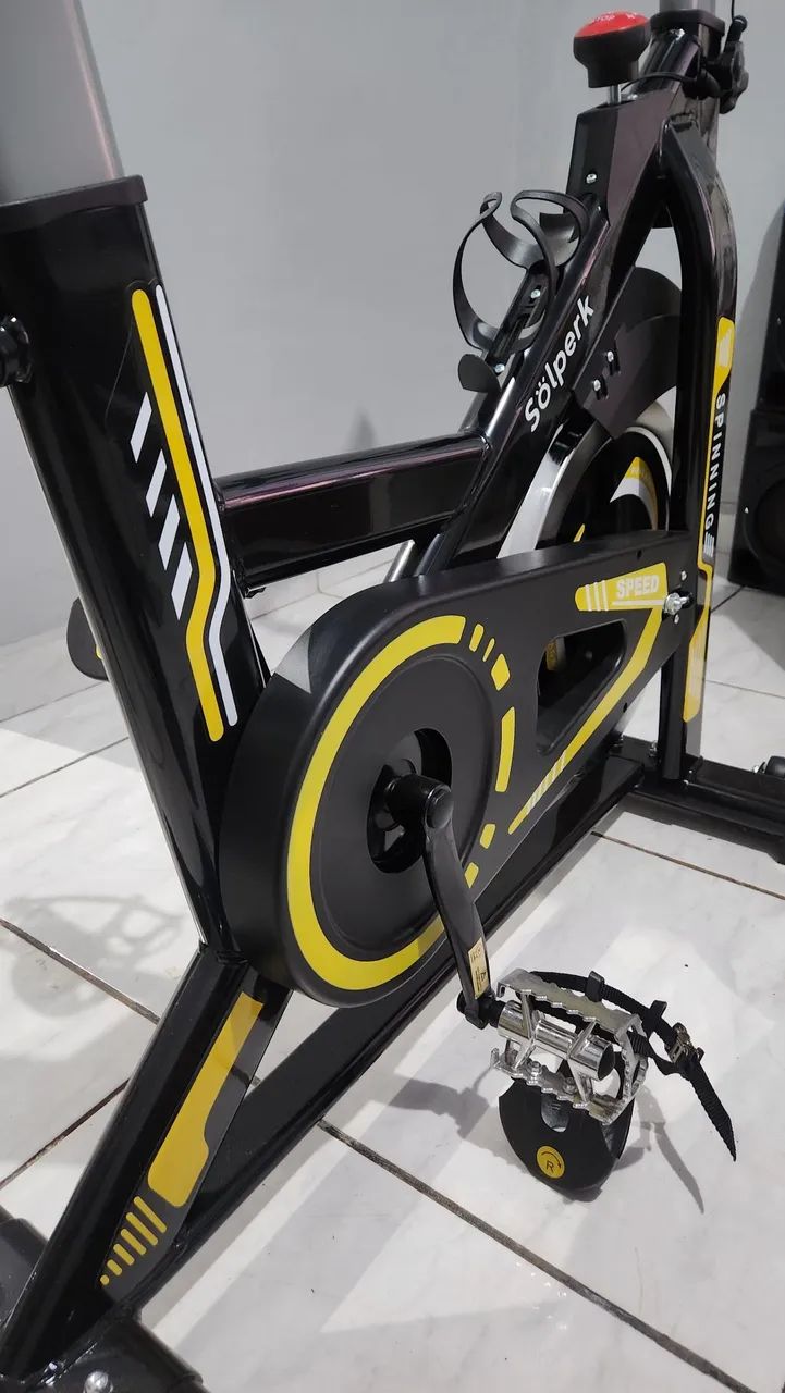 Bicicleta egocêntrica spining inércia 13kg  - Foto 5
