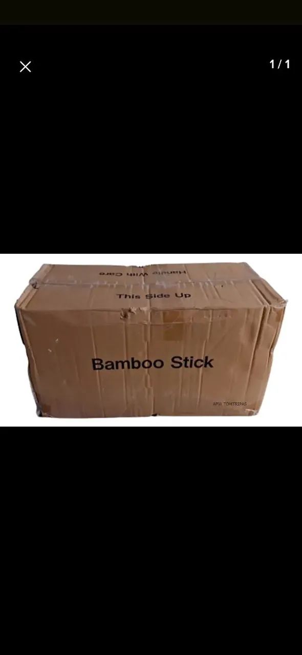 Espeto bambu 30cm caixa 5 mil espetos