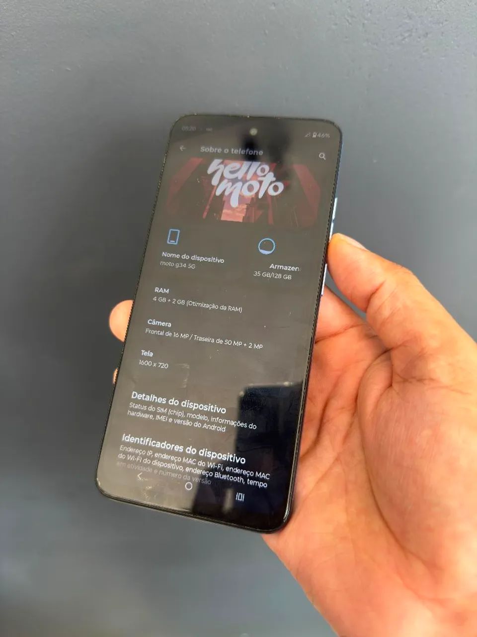 MOTO G34 128 GIGAS TEM CONVERSA NO VALOR - Foto 5