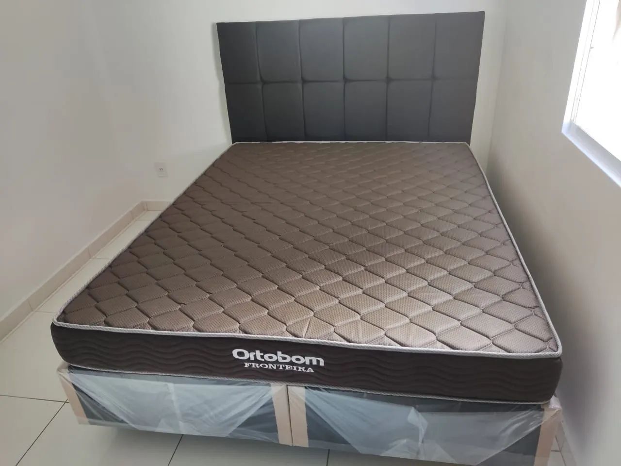 Conjunto cama casal molas ensacadas 
