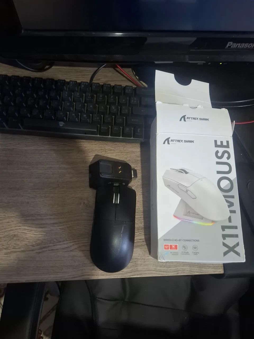 Mouse gamer Attack Shark x11