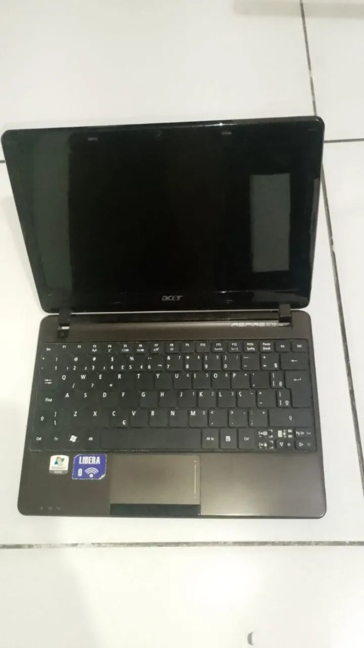 notebook acer aspire one não liga