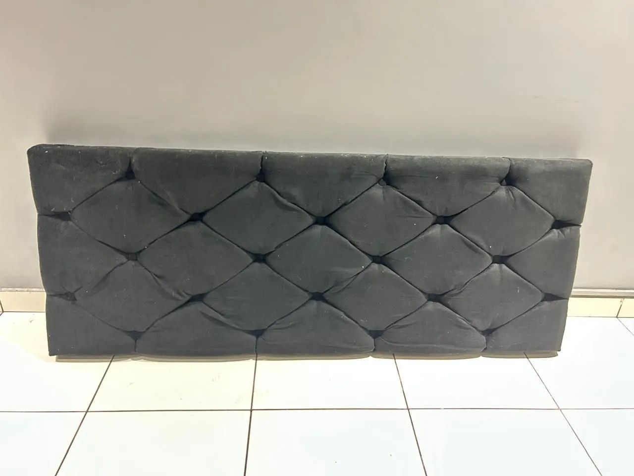 Cabeceira estofada de cama box padrão 