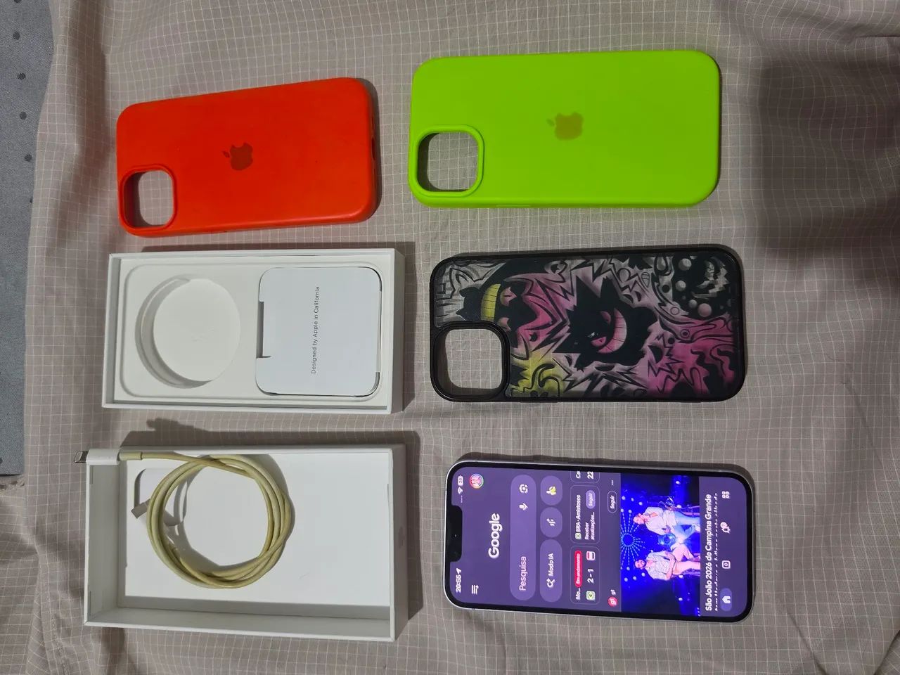 iPhone 14 128GB Lilás - Bateria 84% - Caixa e NF - Foto 4