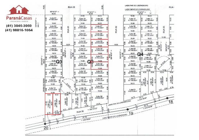 Terreno à venda em Contenda - 144m² - Foto 2