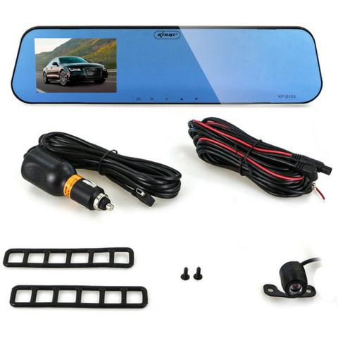 Espelho Retrovisor Tela 4,3 Lcd + Câmera Ré + Câmera Frontal - Foto 3