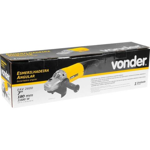 Esmerilhadeira angular 7", EAV 2600, 127 V - Vonder - Foto 4