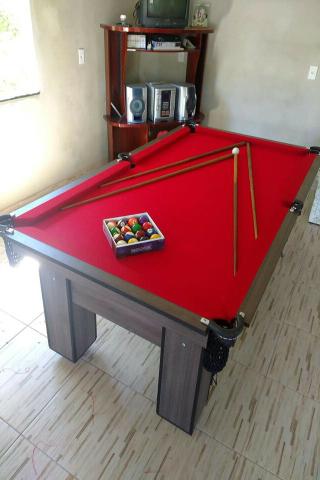 Mesa com Redinhas Cor Dakar Tecido Vermelha Mod. VYOU9985