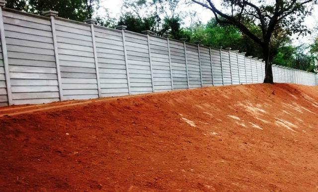 Muro pré-moldado, chapéu de muro premoldado, casa prefabricada - Foto 5