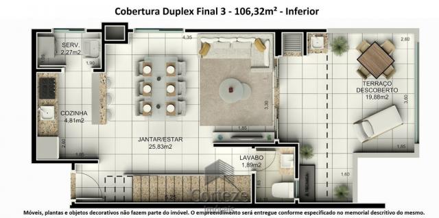 Cobertura duplex 3 quartos no Água Verde - Foto 5