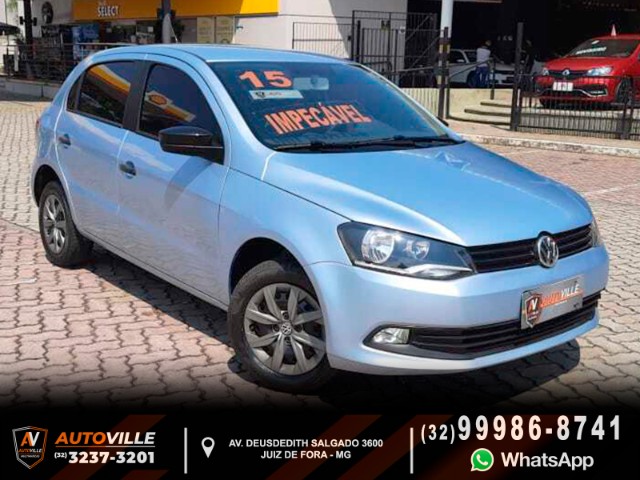 VOLKSWAGEN GOL 1.0 FLEX COMPLETO*MULTIMÍDIA*FARÓIS DE NEBLINA* 2015
