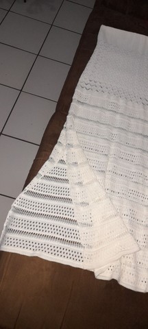 Saia longa da Polo em renda com forro - Foto 2