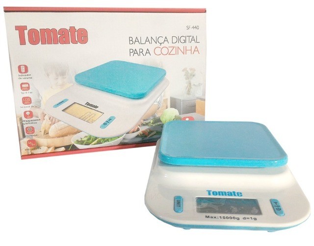 Balança Digital de 15kg SF-440 - Tomate - Loja Coimbra - Temos Motoboy - Foto 4