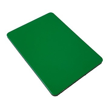 Chapa de ACM Medida 122 x 500 cm x 3mm-Verde Brilho.