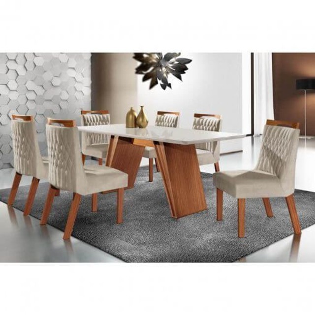 Sala mesa jantar com 6 cadeiras  - Foto 4