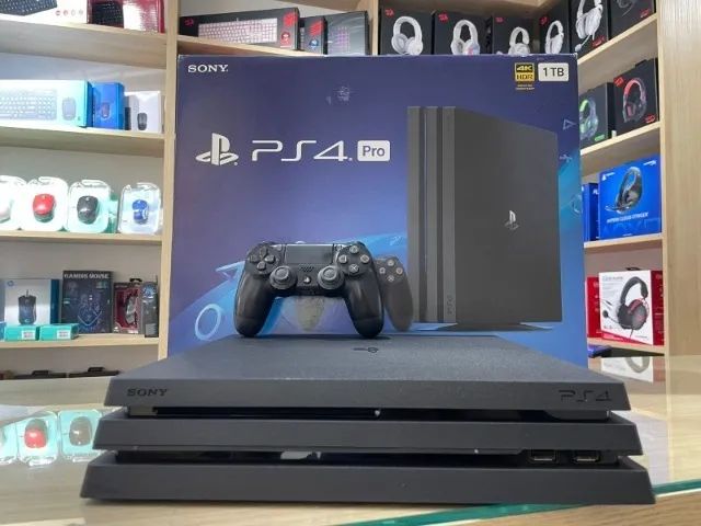 Ps4 Pro Branco 1tb Com Jogo Completo Garantia Nf-e