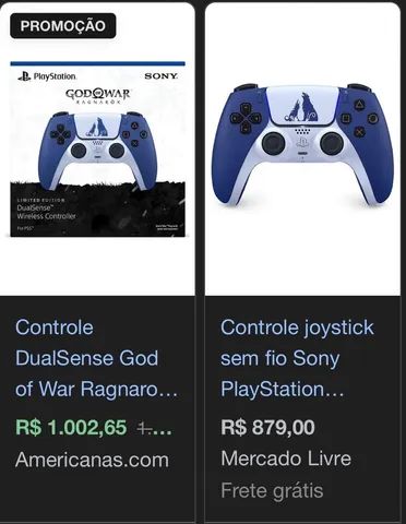 USADO: Controle sem Fio Dualsense Edição Limitada God Of War Ragnarok - PS5  em Promoção na Americanas