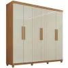  Guarda Roupa Portugal Frison Casal 6 Portas 2 Gavetas Imop