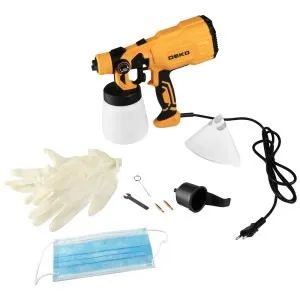 Pistola de Pintura Pulverizadora hvlp Elétrica 550W 800ml 3 Bicos e Acessórios - Foto 3