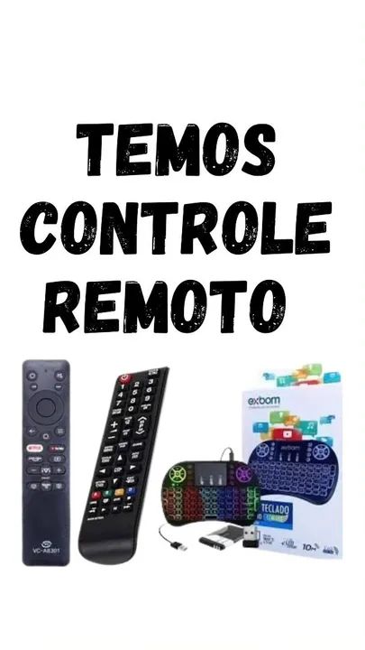 Controle remoto tv 