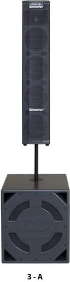 Sistema de som para eventos novos.