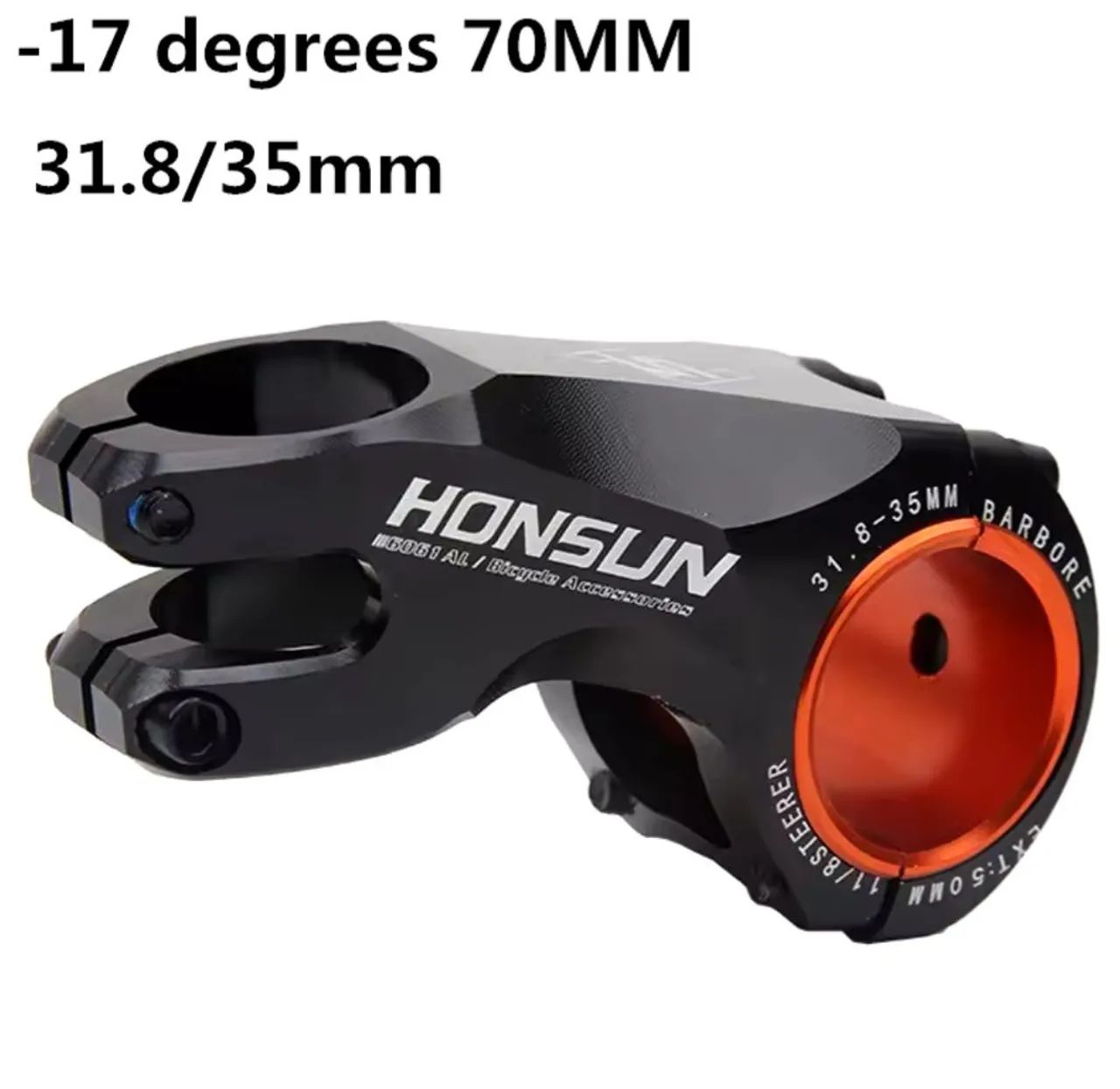 Mesa avanço guidao mtb 28,6x70x31,8/35mm  - Foto 6