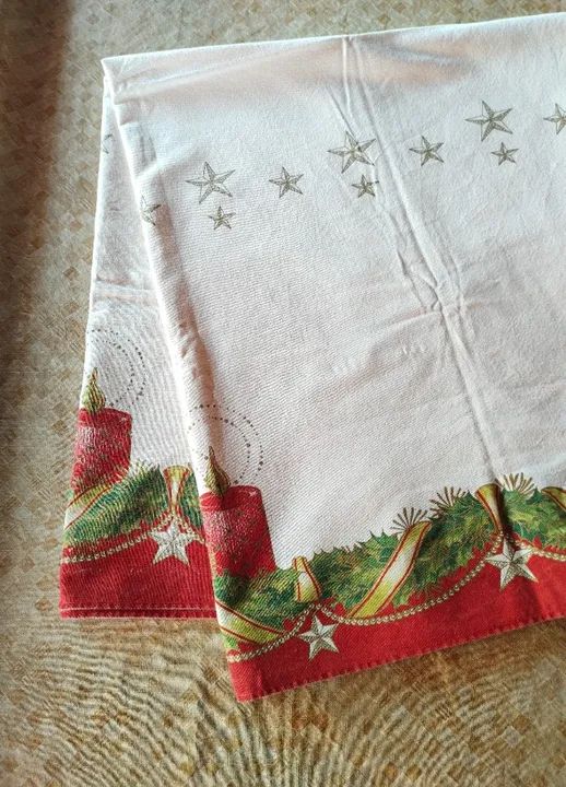 Toalha de mesa natalina Karsten- Anos 1990