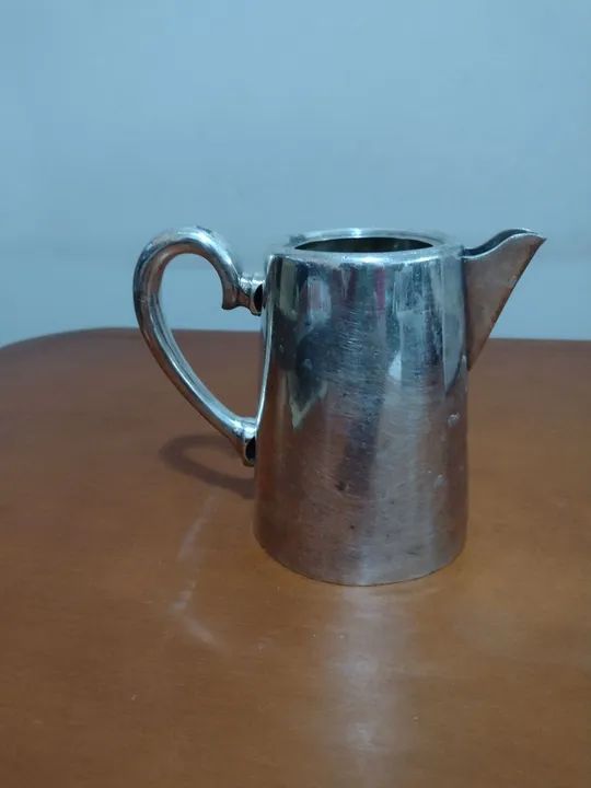 Leiteira em metal prateado fracalanza - Foto 3