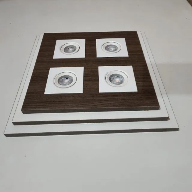 Luminária de MDF + LED