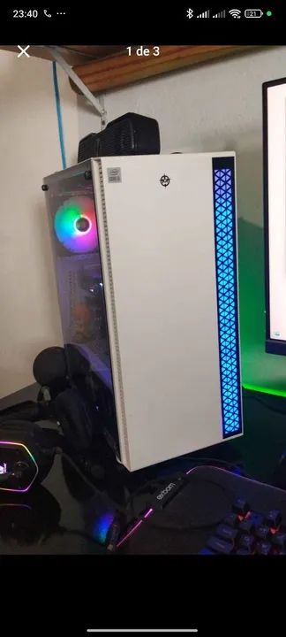 Gabinete de PC Gamer Branco