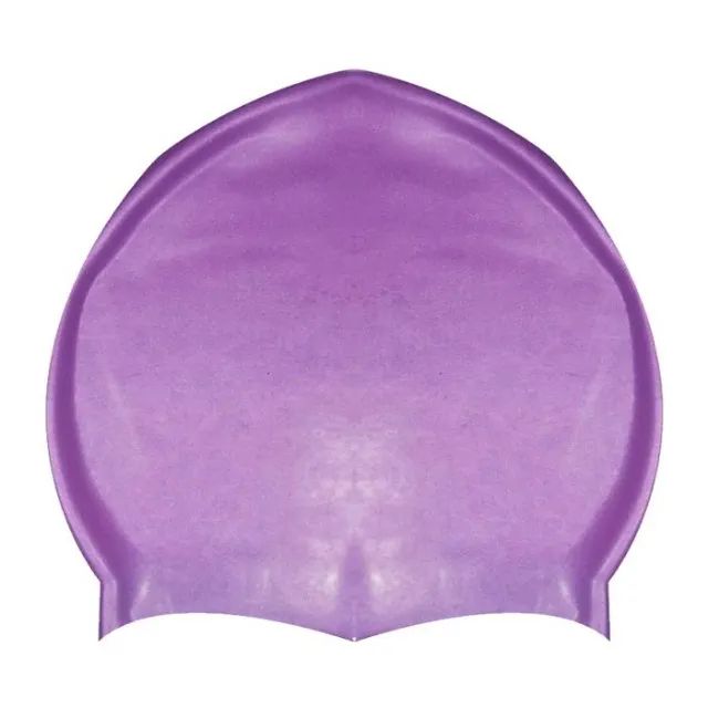touca de natação silicone sun way elp0521 profissional-roxo - Foto 2