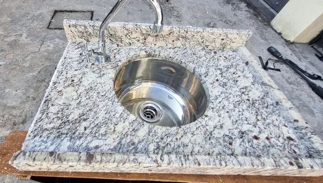 Pia banheiro cuba redonda lavabo - Foto 2