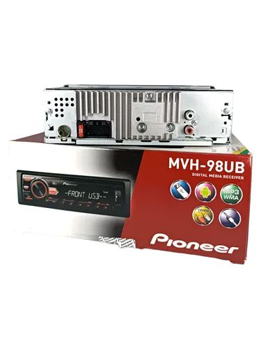 Som Automotivo Pioneer Mvh-98ub Mp3 Usb Entrada Auxiliar - Foto 3