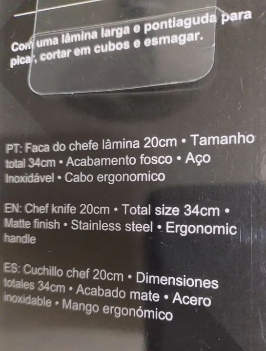 Faca do Chef Harley Masterpro  - Foto 4