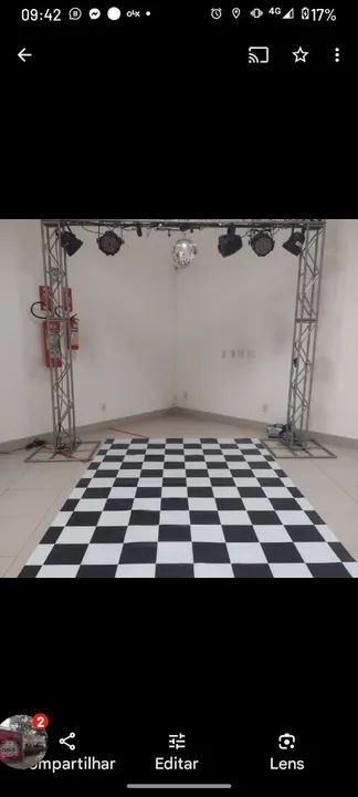 Pista de dança para locação 