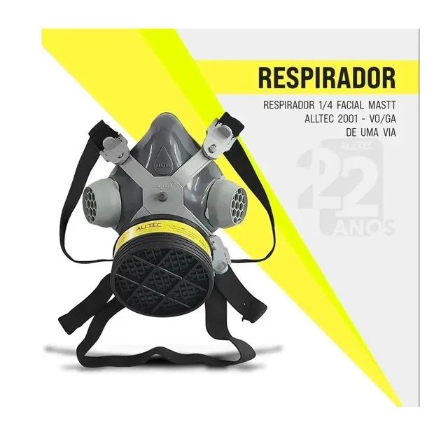 MÁSCARA 1/4 FACIAL MASTT ALLTEC 2001 - VO ( DE UMA VIA )