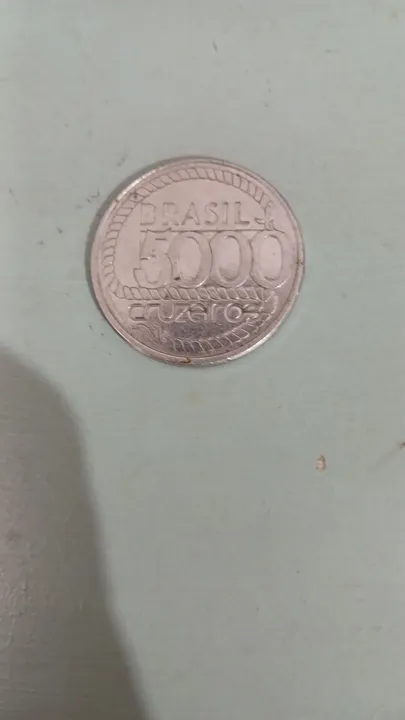 Moeda Brasileira de 5000 Cruzeiros